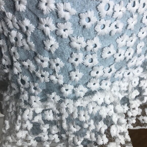 Shein Cami Slip Dress Embroidered Mesh Size 4 - Picture 12 of 12